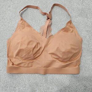 Soma | Enbliss | Racerback Bralette with Lace Back sz XL Tan